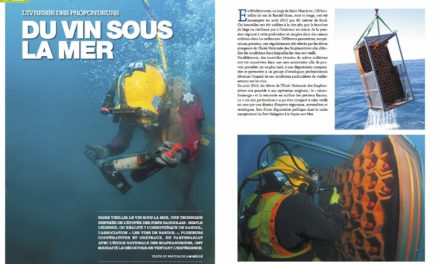 Du vin sous la mer…dans notre numéro 141